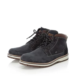Rieker Boots-Men'S Laced Boots Pacific Blue