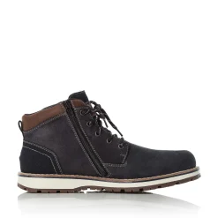 Rieker Boots-Men'S Laced Boots Pacific Blue