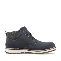 Rieker Boots-Men'S Laced Boots Pacific Blue