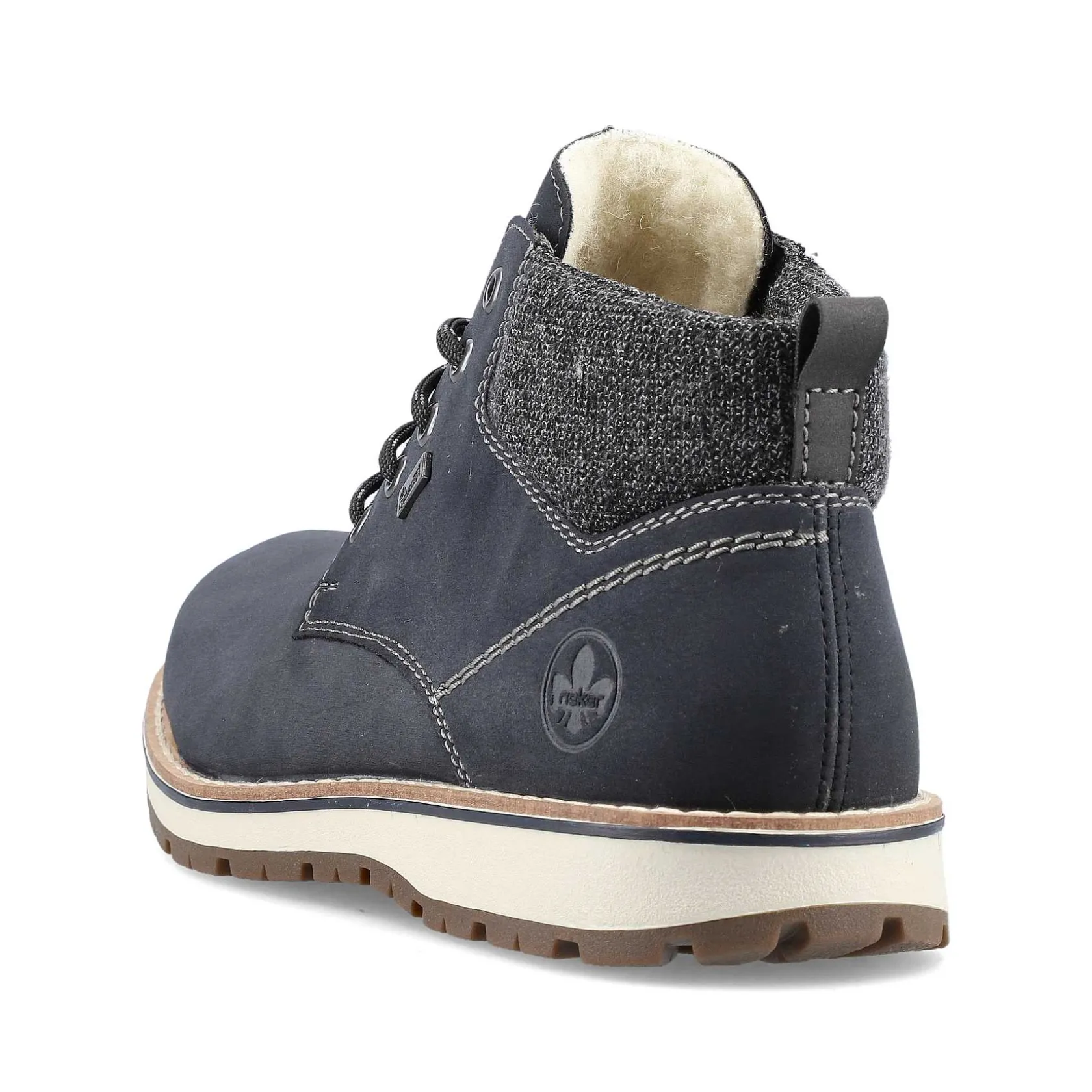 Rieker Boots-Men'S Laced Boots Pacific Blue