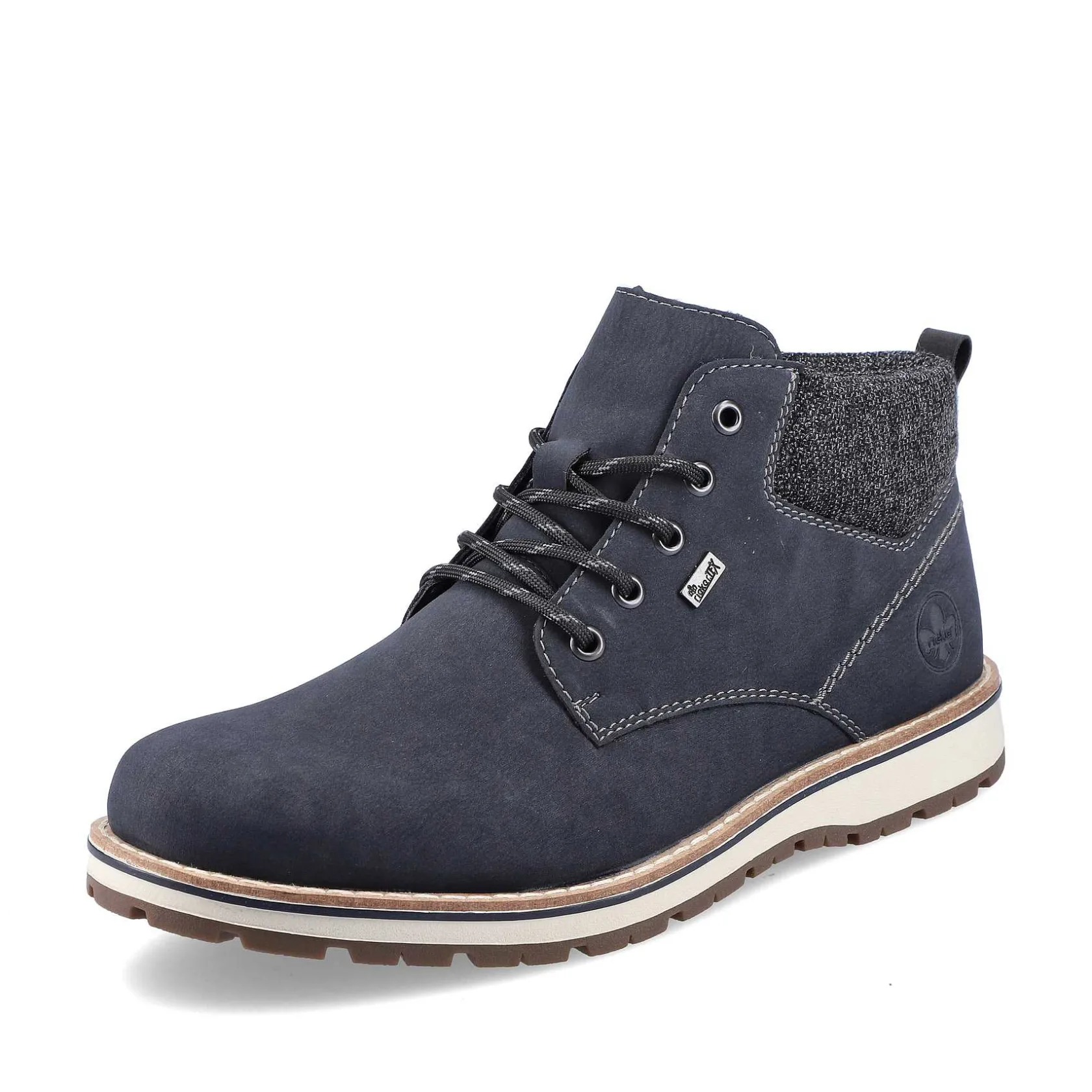 Rieker Boots-Men'S Laced Boots Pacific Blue