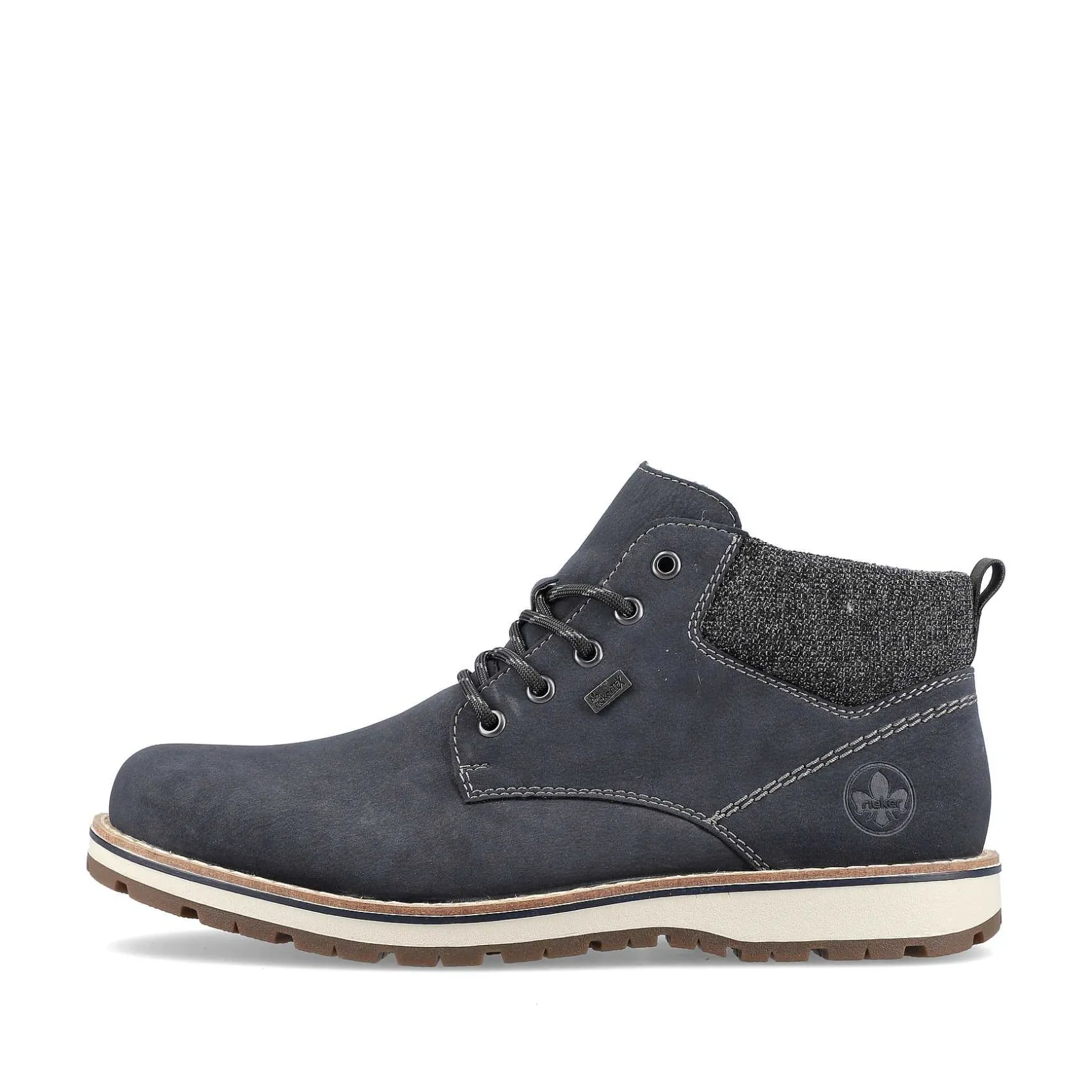 Rieker Boots-Men'S Laced Boots Pacific Blue