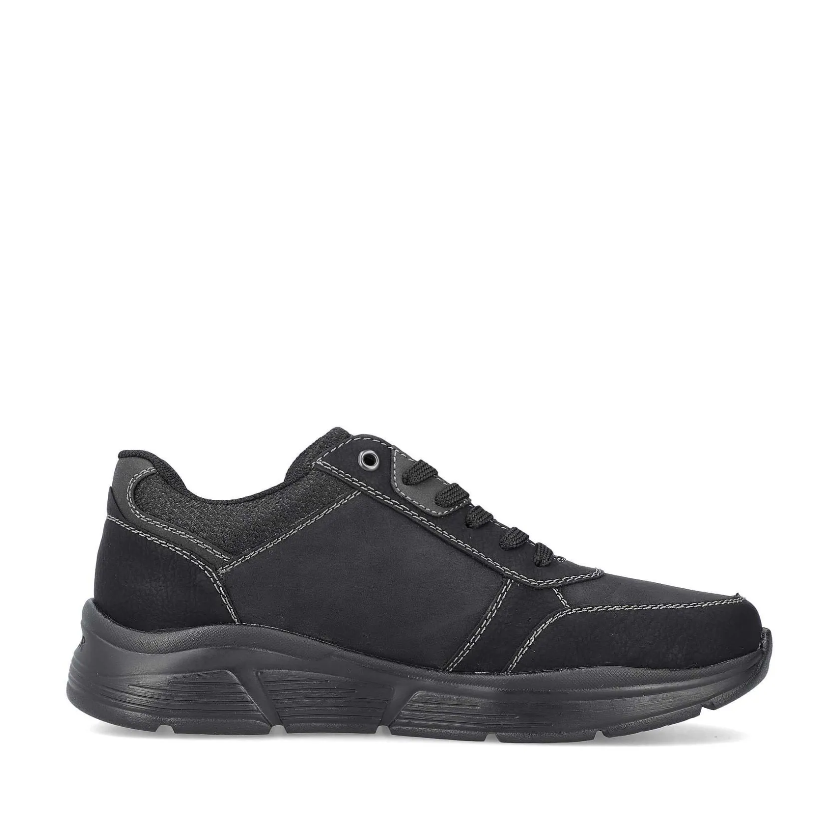 Rieker Low Shoes & Slippers-Men'S Lace-Up Shoes Asphalt Black