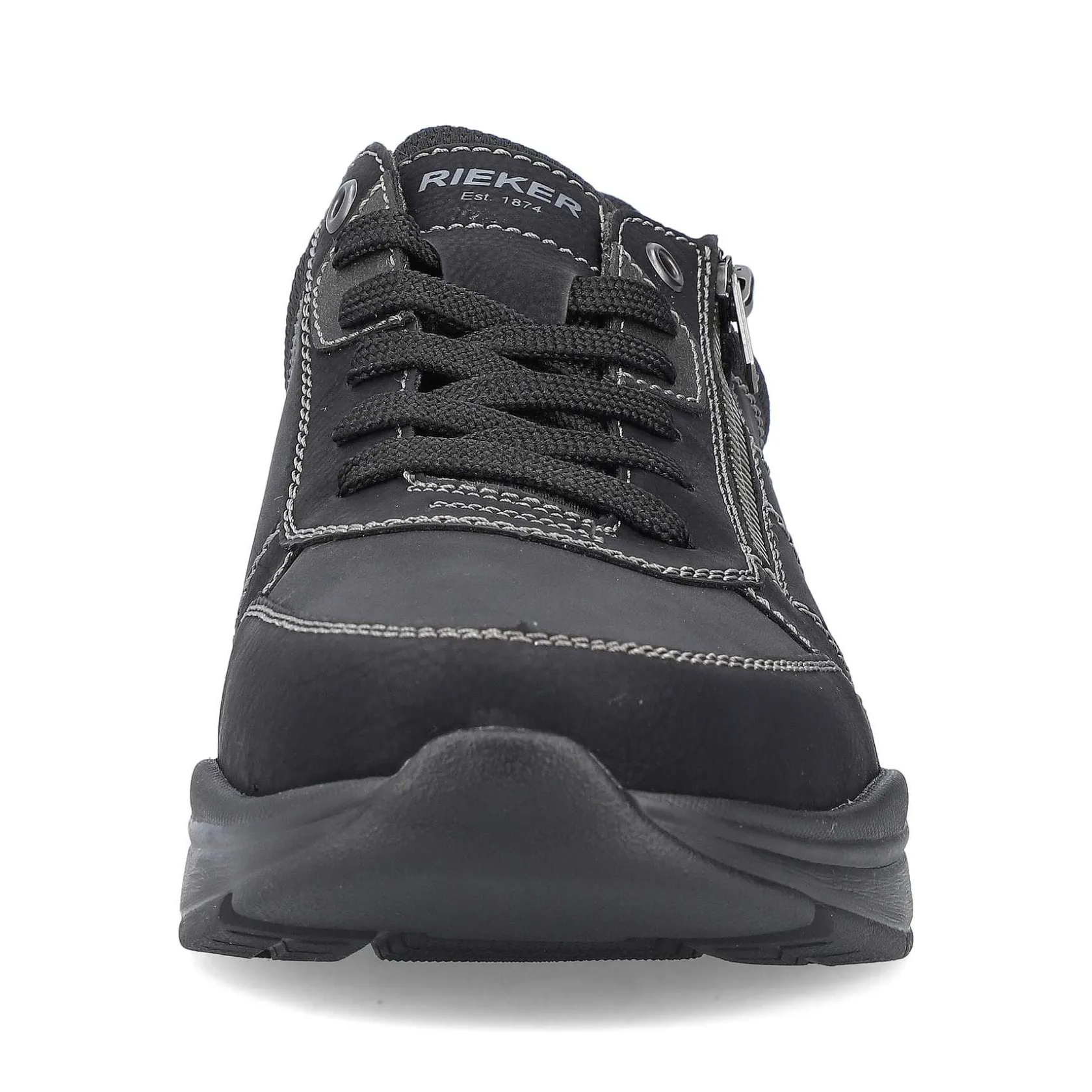 Rieker Low Shoes & Slippers-Men'S Lace-Up Shoes Asphalt Black