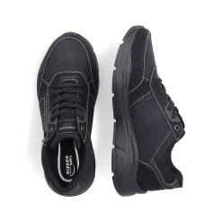 Rieker Low Shoes & Slippers-Men'S Lace-Up Shoes Asphalt Black