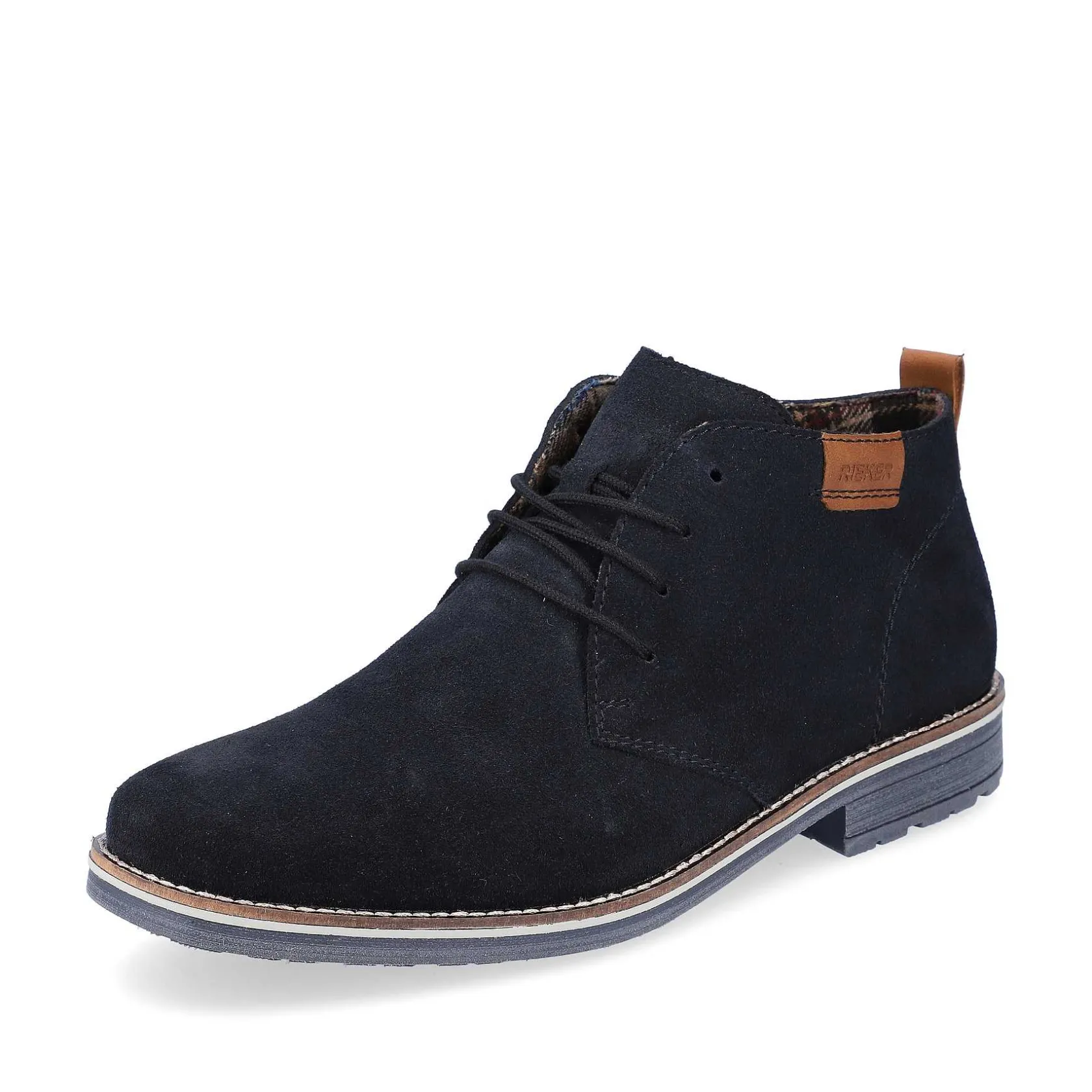 Rieker Low Shoes & Slippers-Men'S Lace-Up Shoes Navy Blue