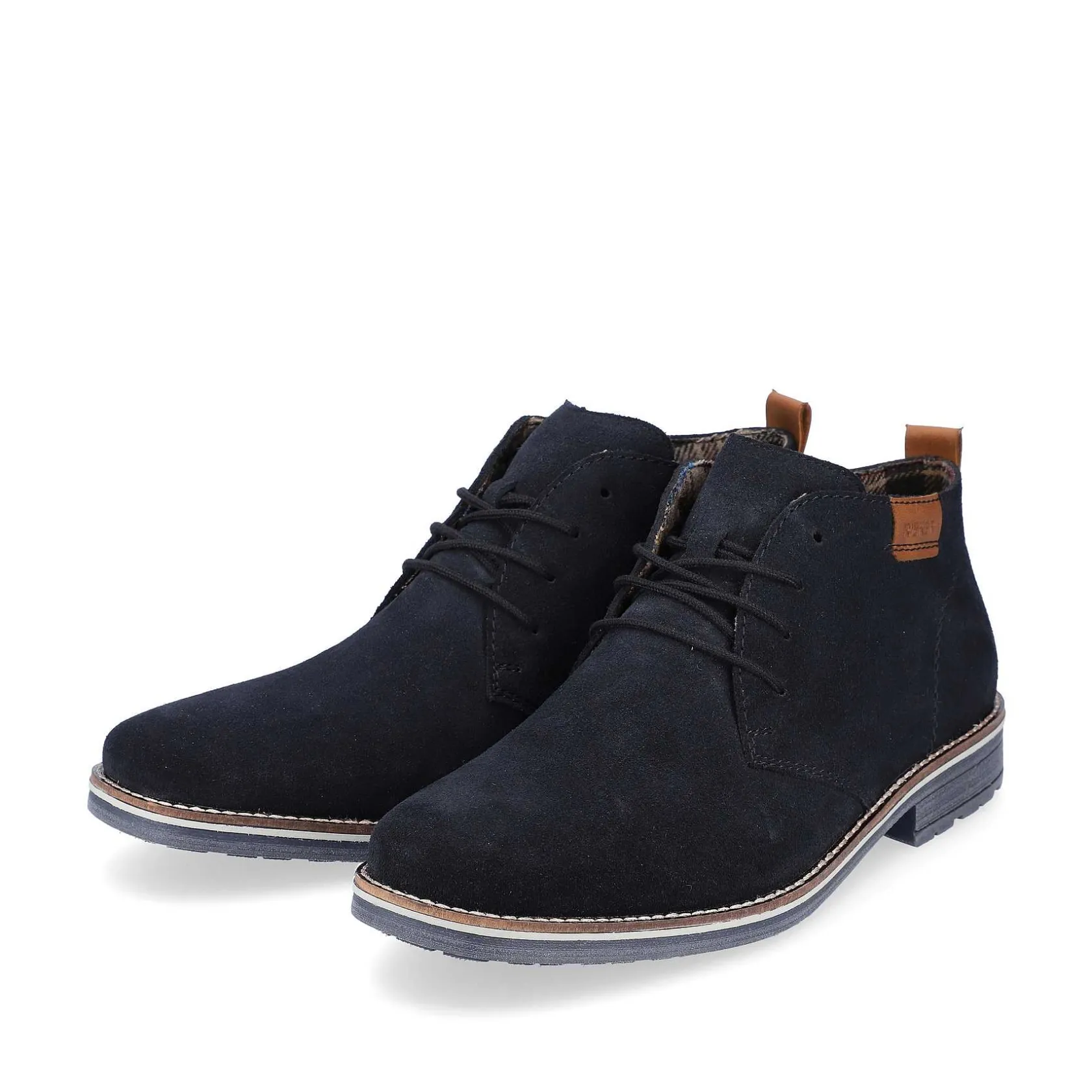 Rieker Low Shoes & Slippers-Men'S Lace-Up Shoes Navy Blue