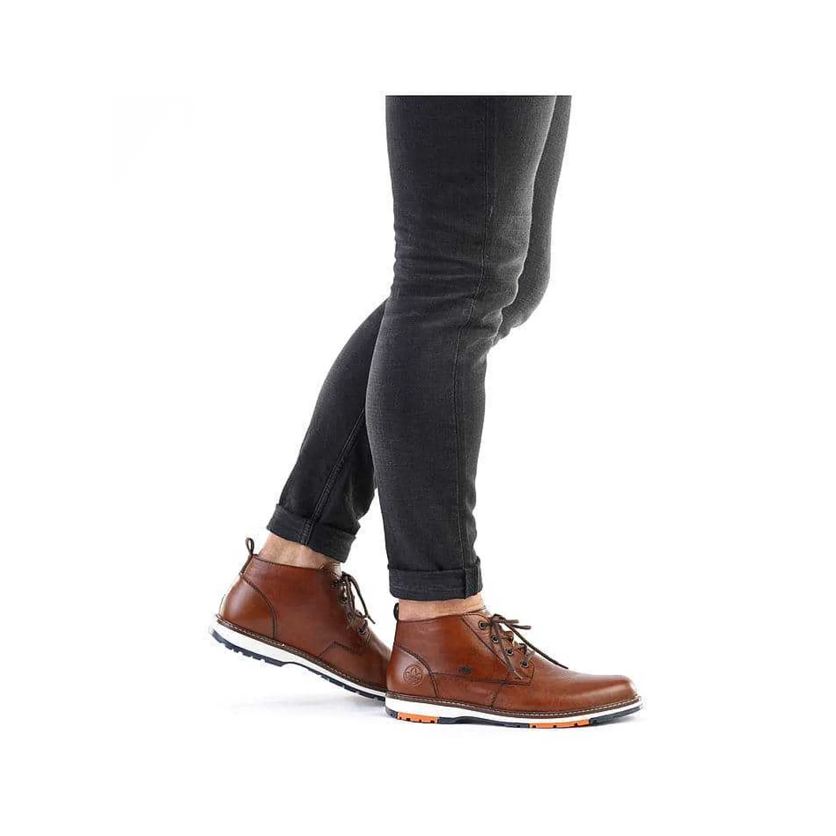 Rieker Low Shoes & Slippers-Men'S Lace-Up Shoes Caramel Brown