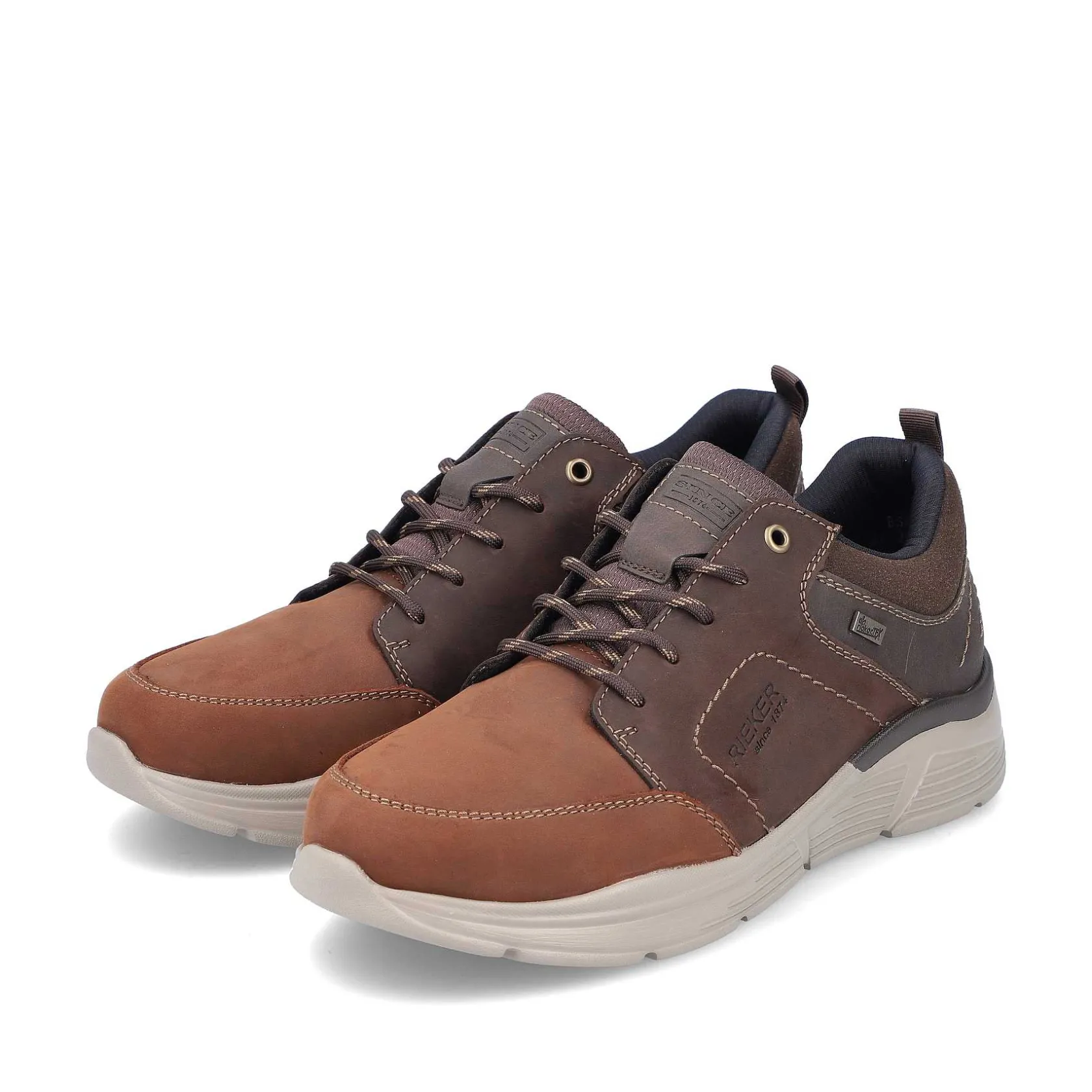 Rieker Low Shoes & Slippers-Men'S Lace-Up Shoes Fox Brown