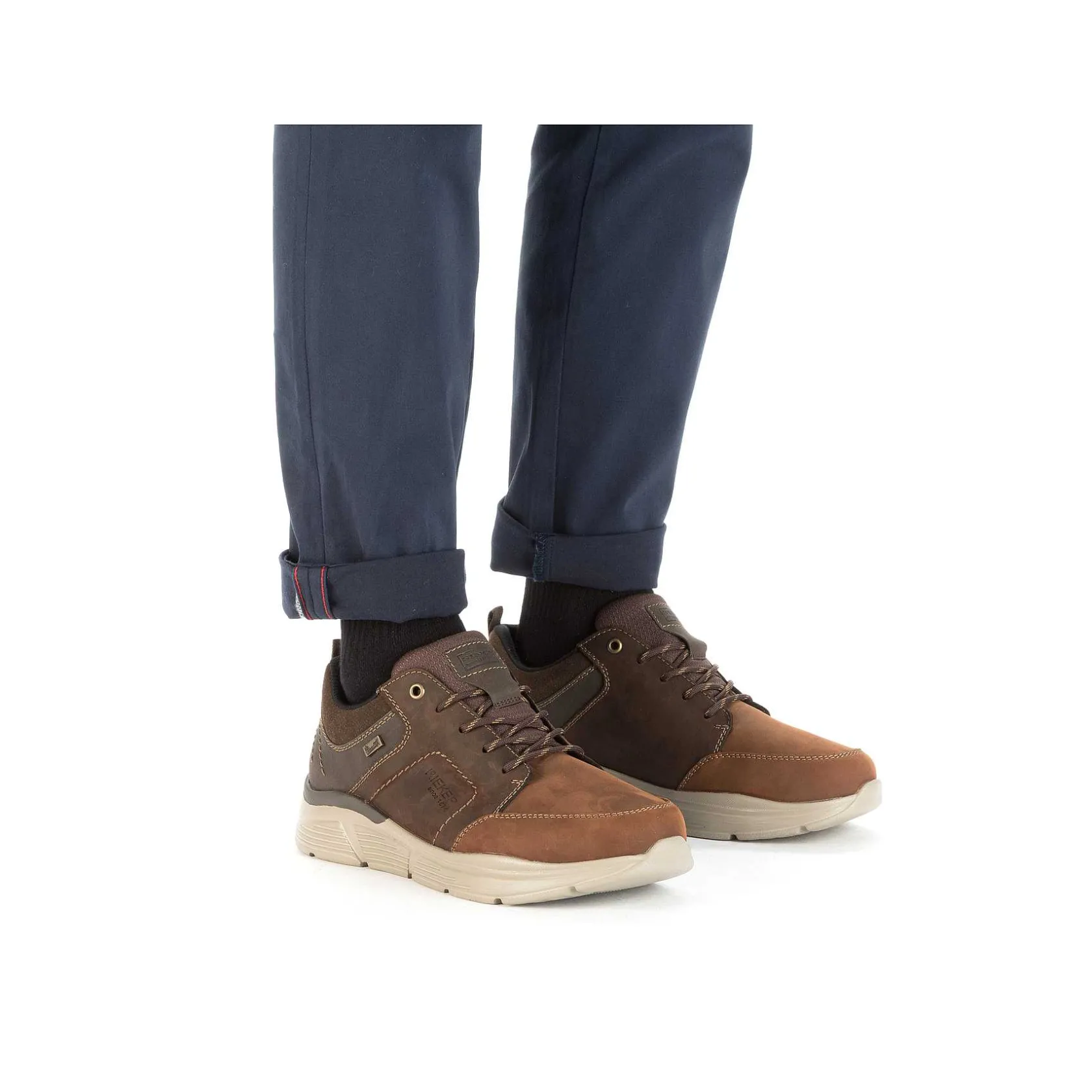 Rieker Low Shoes & Slippers-Men'S Lace-Up Shoes Fox Brown