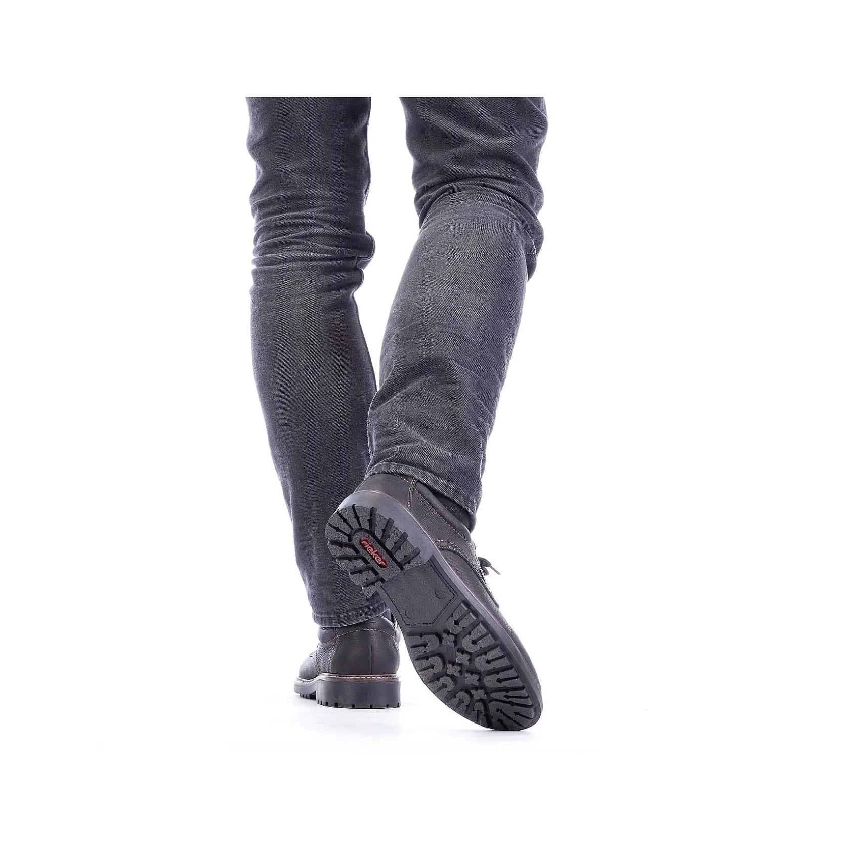 Rieker Low Shoes & Slippers-Men'S Lace-Up Shoes Jet Black