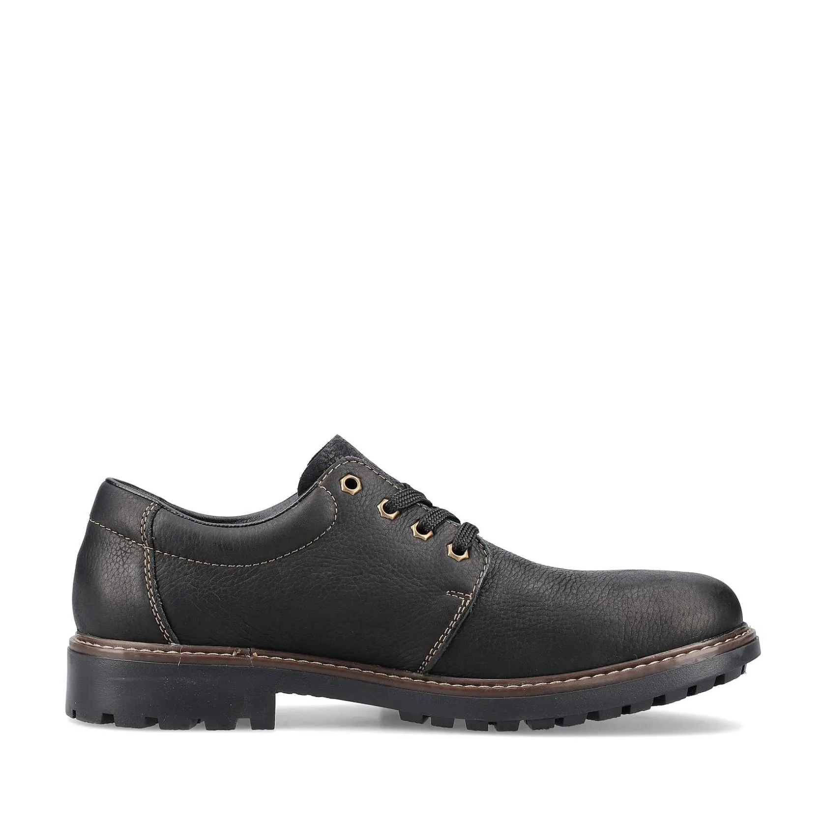 Rieker Low Shoes & Slippers-Men'S Lace-Up Shoes Jet Black