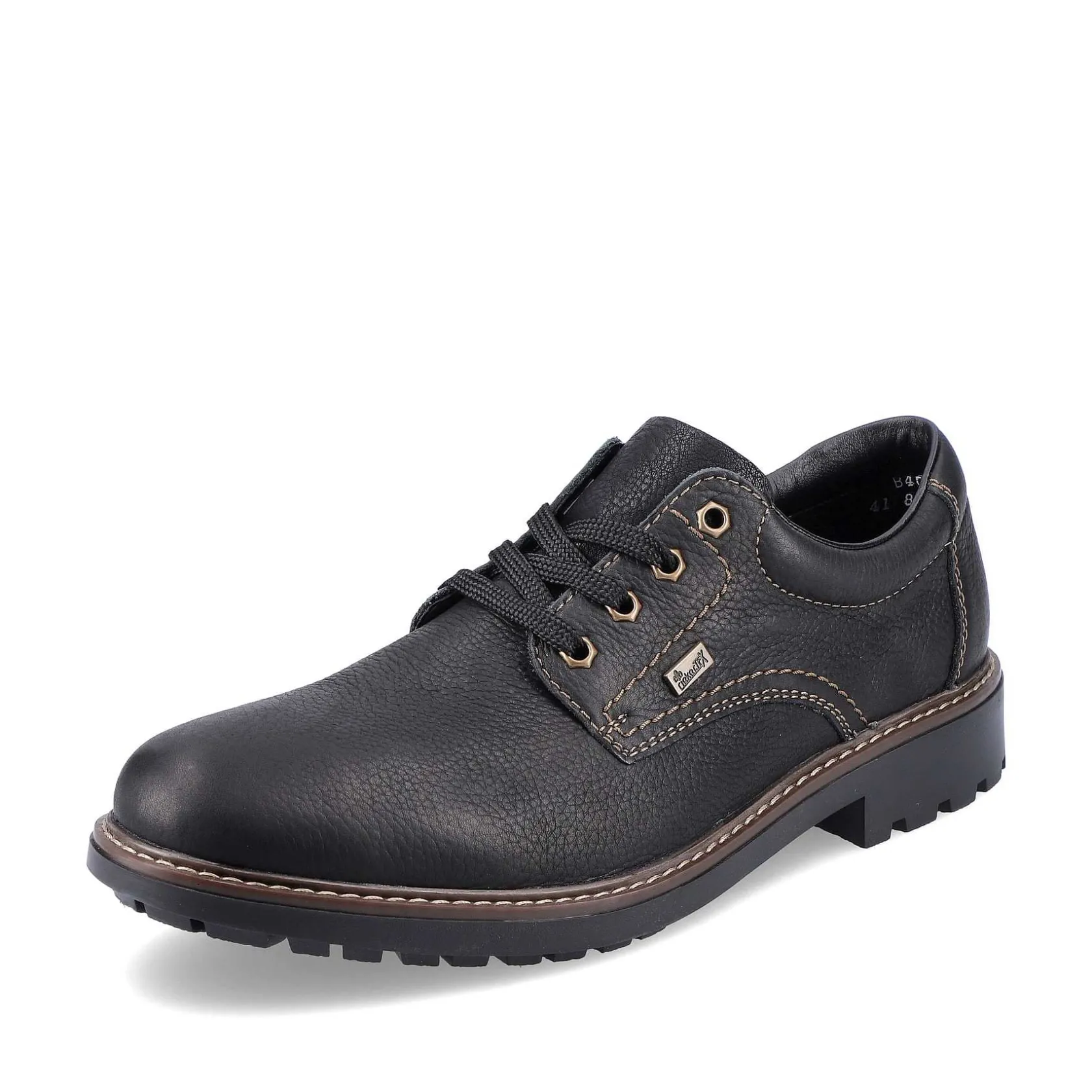 Rieker Low Shoes & Slippers-Men'S Lace-Up Shoes Jet Black