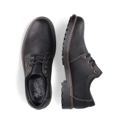Rieker Low Shoes & Slippers-Men'S Lace-Up Shoes Jet Black