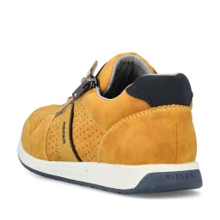 Rieker Low Shoes & Slippers-Men'S Lace-Up Shoes Sunflower Yellow-Navy Blue