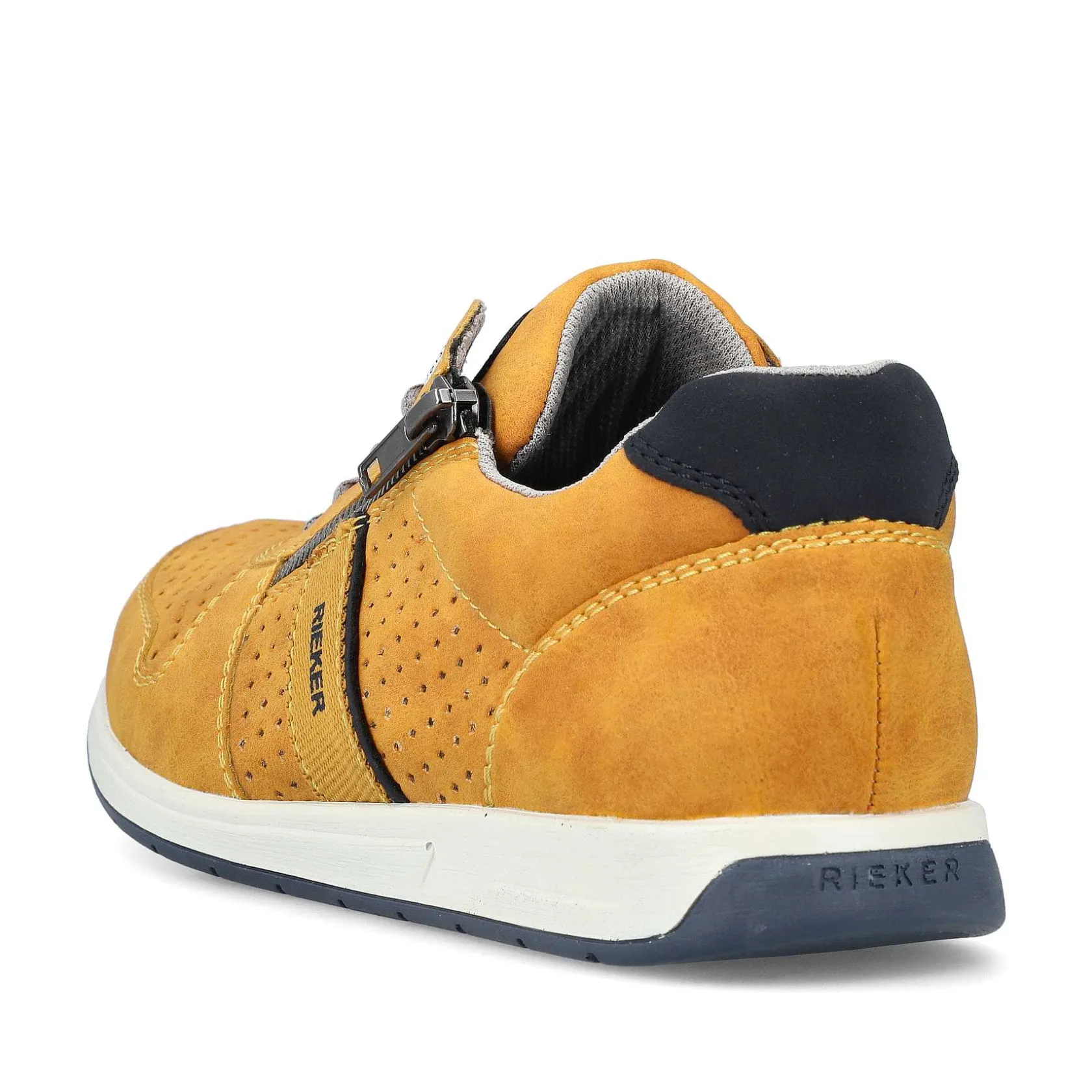Rieker Low Shoes & Slippers-Men'S Lace-Up Shoes Sunflower Yellow-Navy Blue
