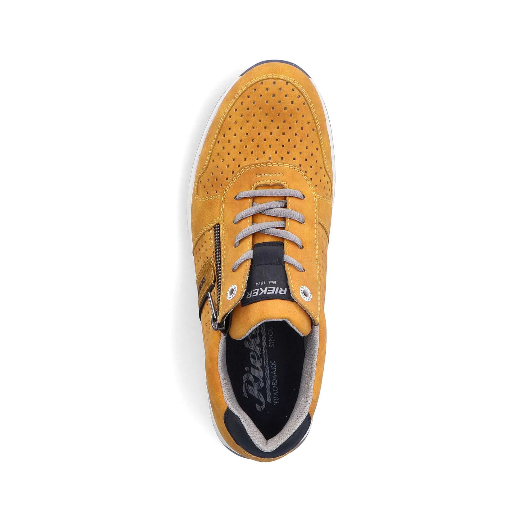 Rieker Low Shoes & Slippers-Men'S Lace-Up Shoes Sunflower Yellow-Navy Blue