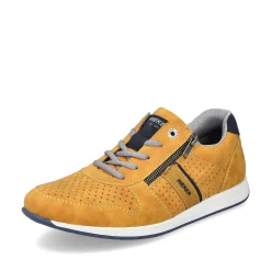 Rieker Low Shoes & Slippers-Men'S Lace-Up Shoes Sunflower Yellow-Navy Blue