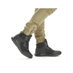 Rieker Low Shoes & Slippers-Men'S Lace-Up Shoes Asphalt Black