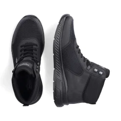 Rieker Low Shoes & Slippers-Men'S Lace-Up Shoes Asphalt Black