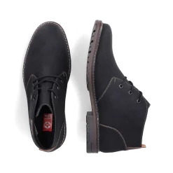 Rieker Low Shoes & Slippers-Men'S Lace-Up Shoes Asphalt Black