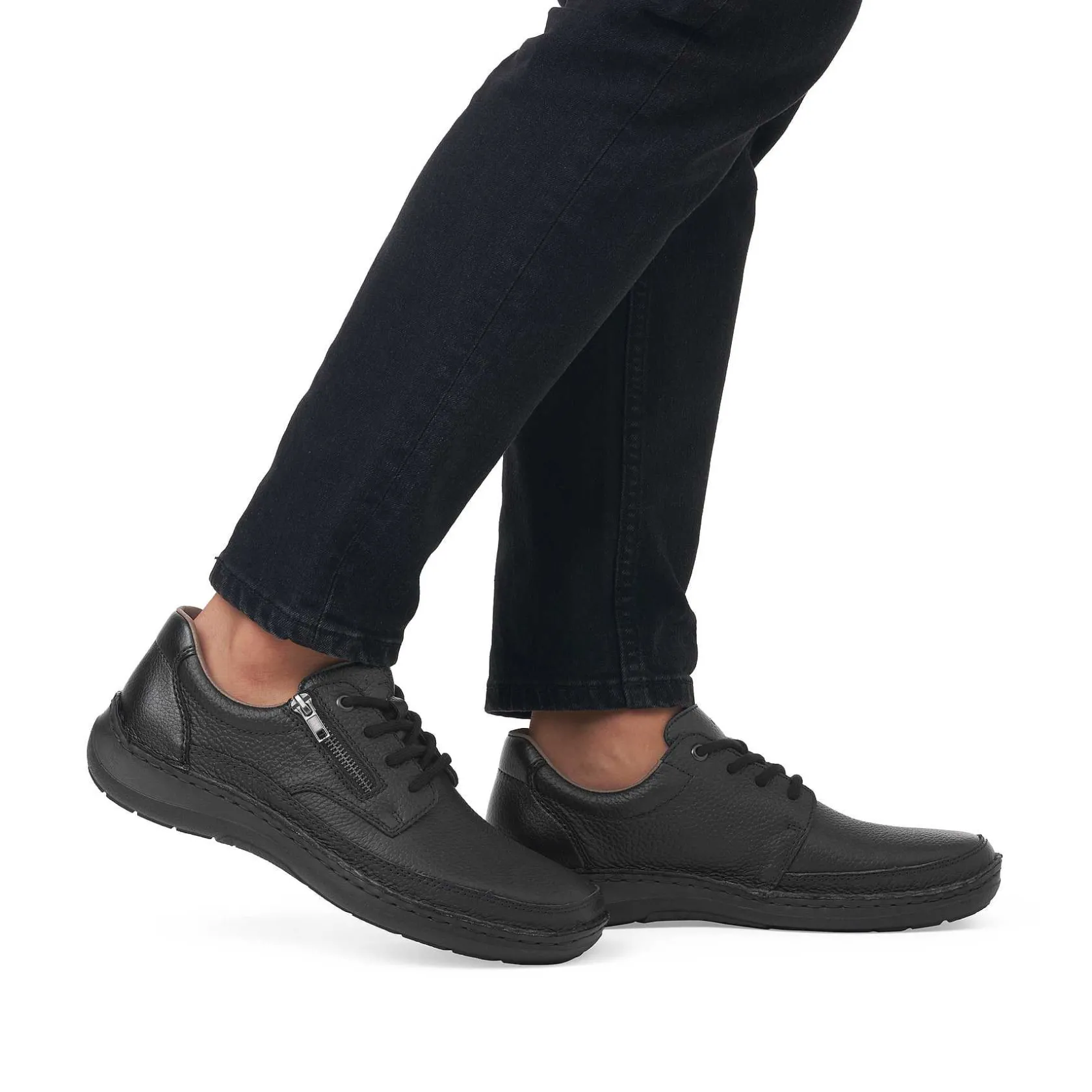 Rieker Low Shoes & Slippers-Men'S Lace-Up Shoes Night Black