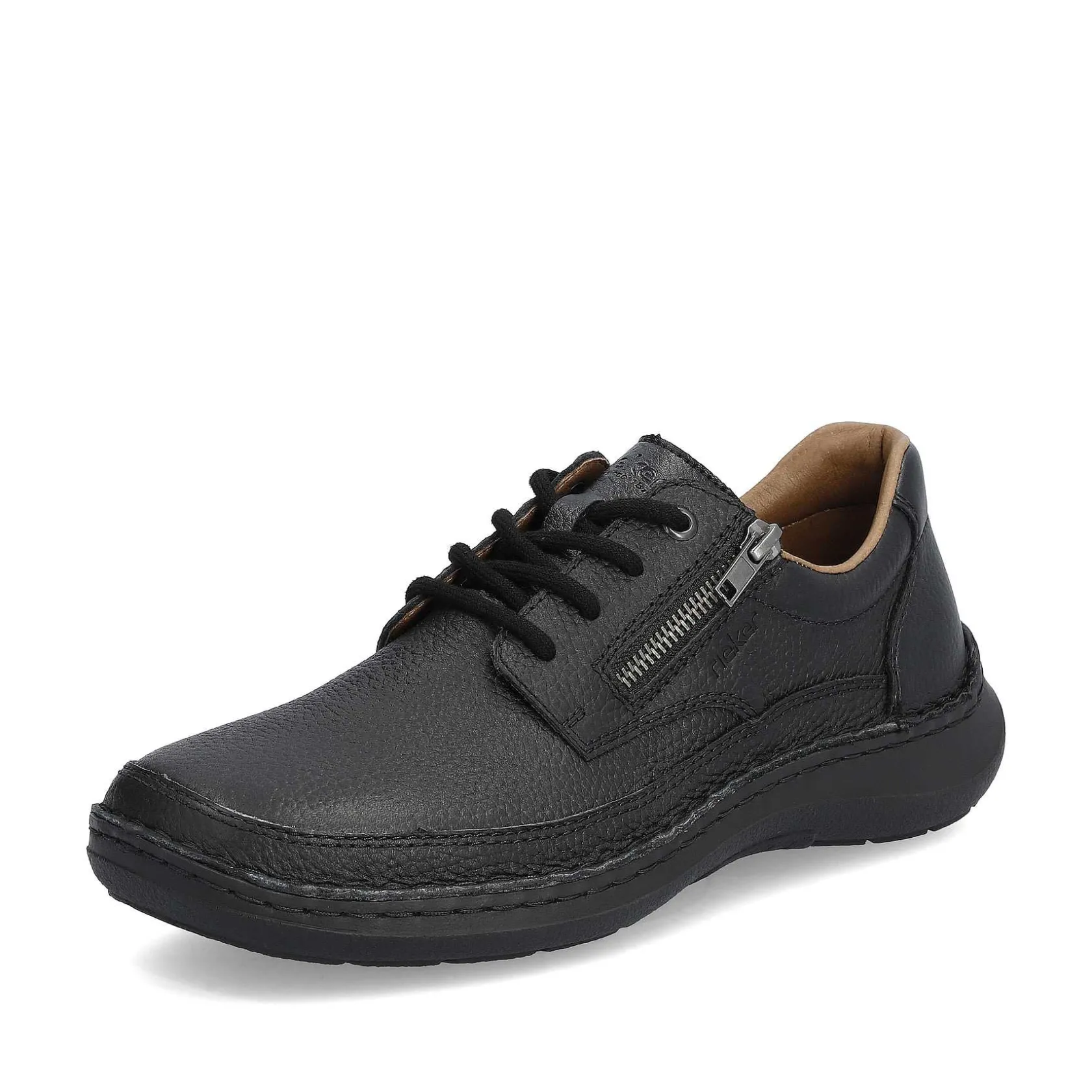 Rieker Low Shoes & Slippers-Men'S Lace-Up Shoes Night Black