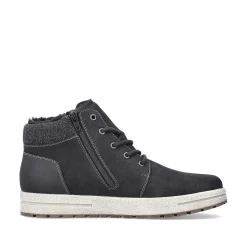 Rieker Low Shoes & Slippers-Men'S Lace-Up Shoes Asphalt Black
