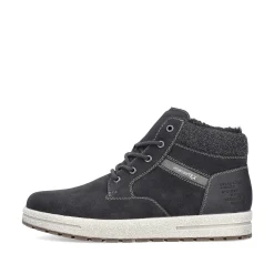 Rieker Low Shoes & Slippers-Men'S Lace-Up Shoes Asphalt Black