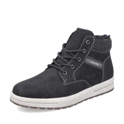Rieker Low Shoes & Slippers-Men'S Lace-Up Shoes Asphalt Black