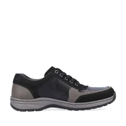Rieker Low Shoes & Slippers-Men'S Lace-Up Shoes Asphalt Black