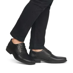 Rieker Low Shoes & Slippers-Men'S Lace-Up Shoes Midnight Black