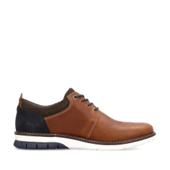 Rieker Business Shoes-Men'S Lace-Up Shoes Wood Brown