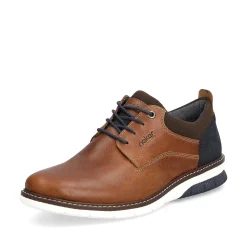 Rieker Business Shoes-Men'S Lace-Up Shoes Wood Brown