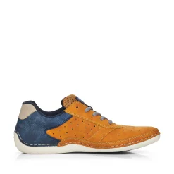 Rieker Low Shoes & Slippers-Men'S Lace-Up Shoes Golden Yellow-Royal Blue