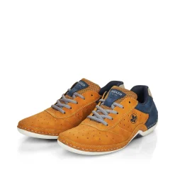 Rieker Low Shoes & Slippers-Men'S Lace-Up Shoes Golden Yellow-Royal Blue