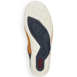 Rieker Low Shoes & Slippers-Men'S Lace-Up Shoes Golden Yellow-Royal Blue