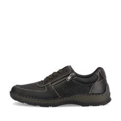 Rieker Low Shoes & Slippers-Men'S Lace-Up Shoes Asphalt Black