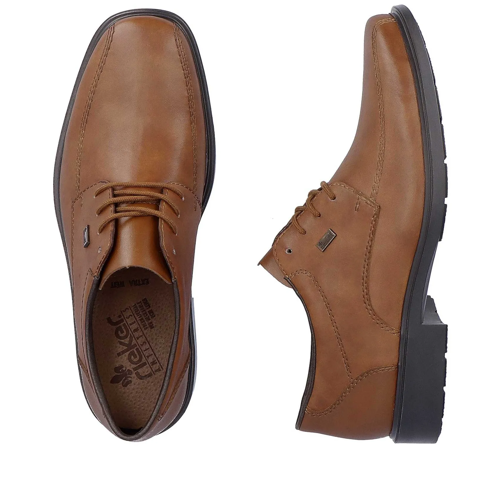 Rieker Business Shoes-Men'S Lace-Up Shoes Nougat Brown