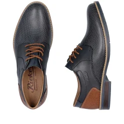 Rieker Business Shoes-Men'S Lace-Up Shoes Navy Blue