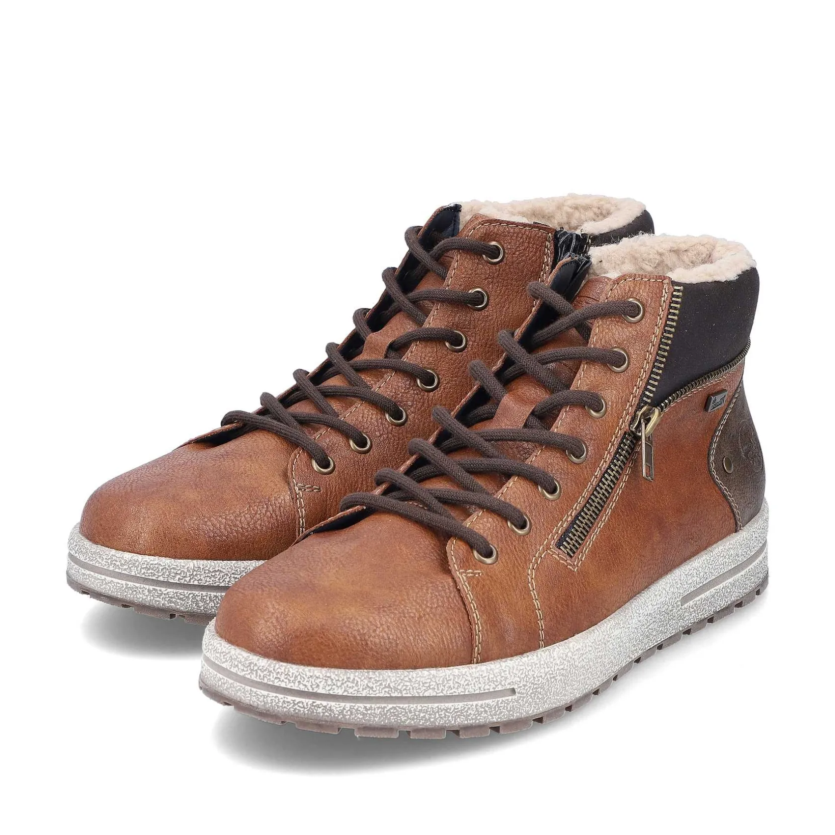 Rieker Low Shoes & Slippers-Men'S Lace-Up Shoes Caramel Brown