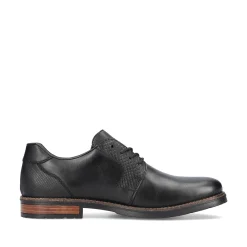Rieker Business Shoes-Men'S Lace-Up Shoes Glossy Black