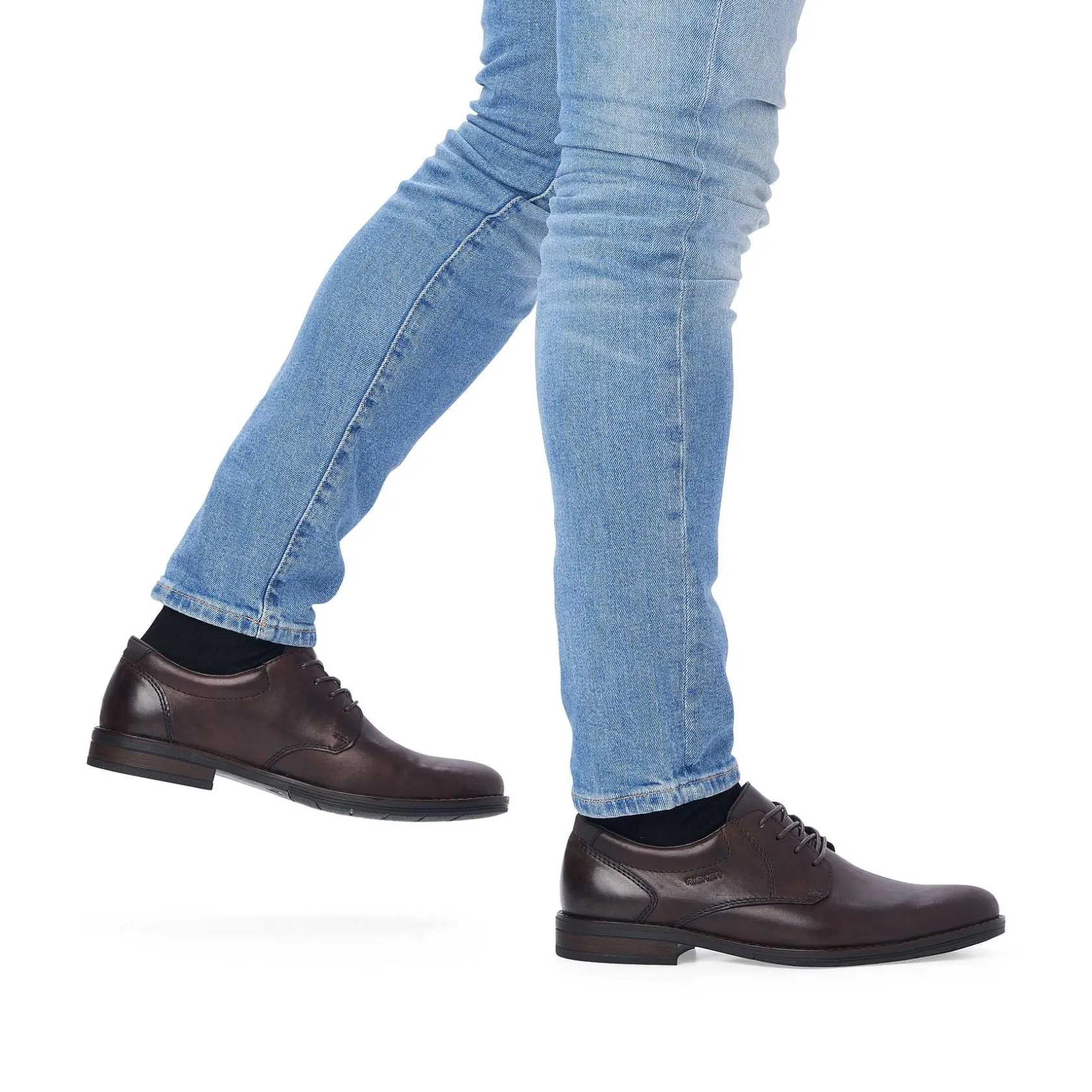 Rieker Low Shoes & Slippers-Men'S Lace-Up Shoes Dark Brown