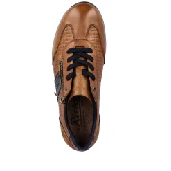 Rieker Low Shoes & Slippers-Men'S Lace-Up Shoes Fox Brown-Black