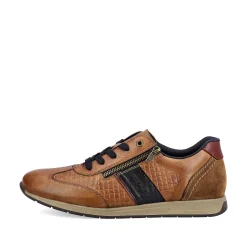 Rieker Low Shoes & Slippers-Men'S Lace-Up Shoes Fox Brown-Black