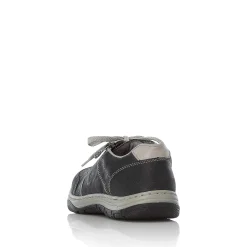 Rieker Low Shoes & Slippers-Men'S Lace-Up Shoes Steel Gray-White