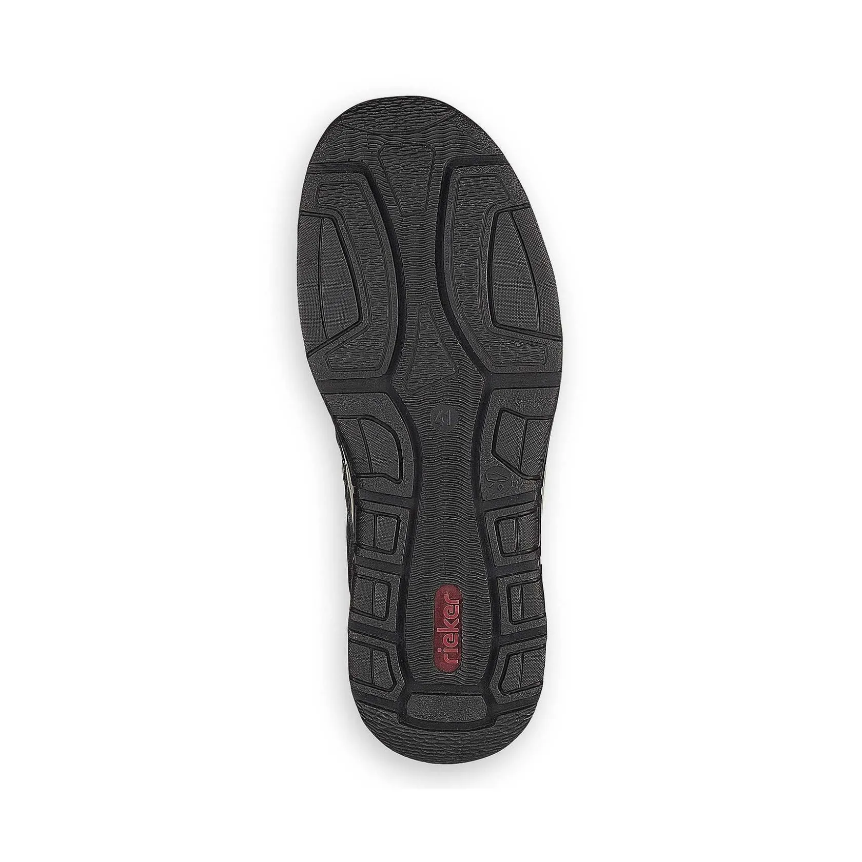 Rieker Low Shoes & Slippers-Men'S Lace-Up Shoes Steel Gray-White