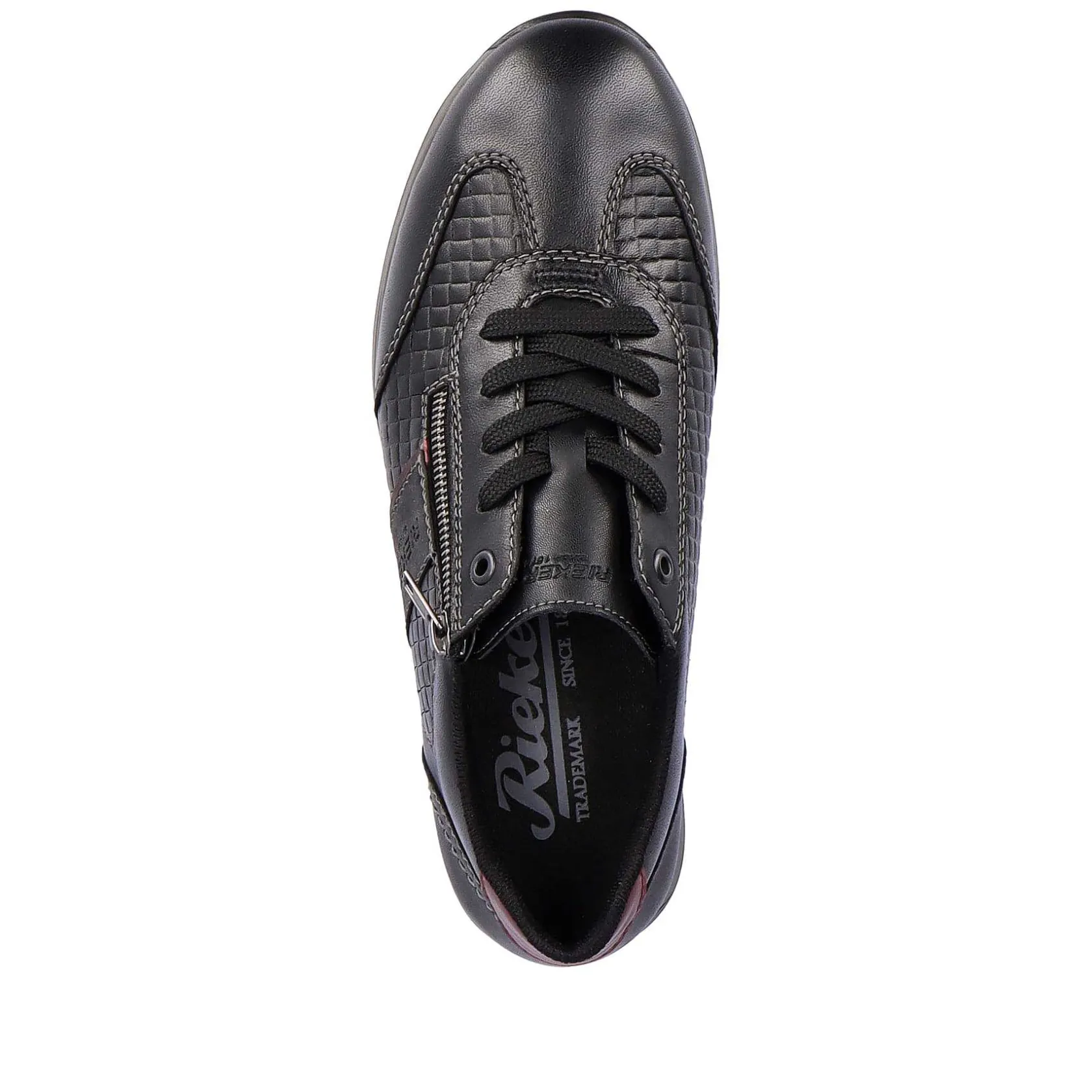 Rieker Low Shoes & Slippers-Men'S Lace-Up Shoes Asphalt Black