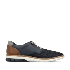 Rieker Low Shoes & Slippers-Men'S Lace-Up Shoes, Slate Blue