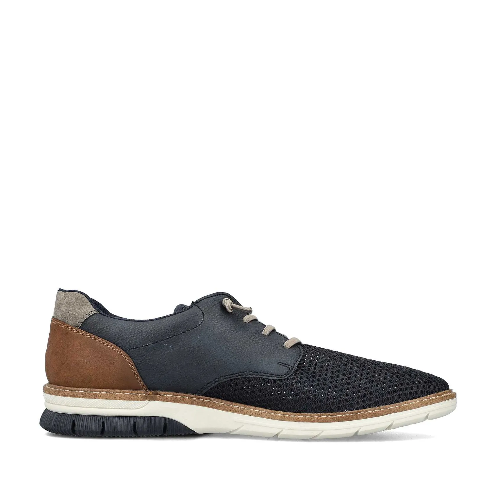 Rieker Low Shoes & Slippers-Men'S Lace-Up Shoes, Slate Blue